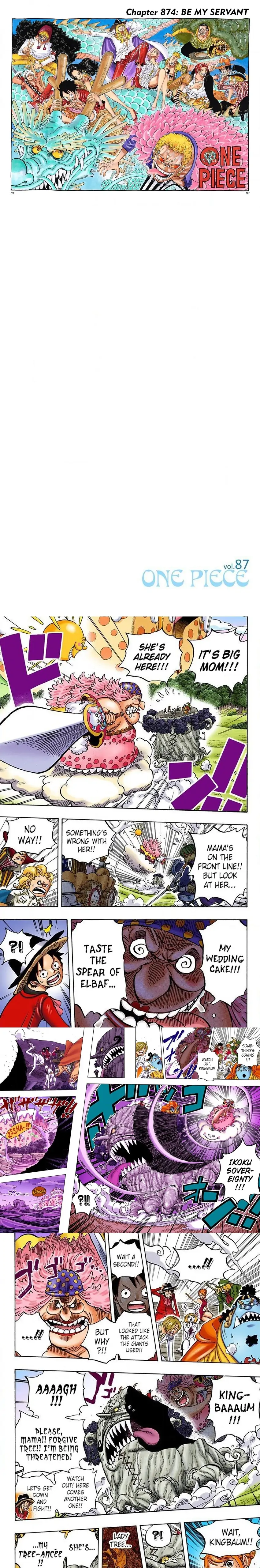 One Piece Digital Colored Chapter 874 image 1